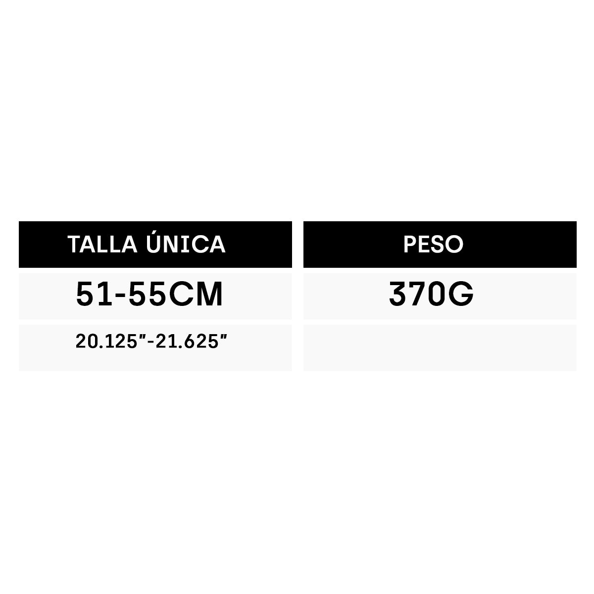 Guía de tallas